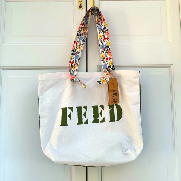 FEED x Clarins Recycled Tote Bag - Picture 1 of 12